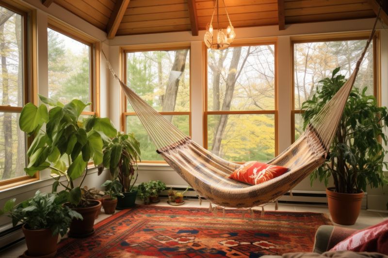 Cozy Indoor Sunroom