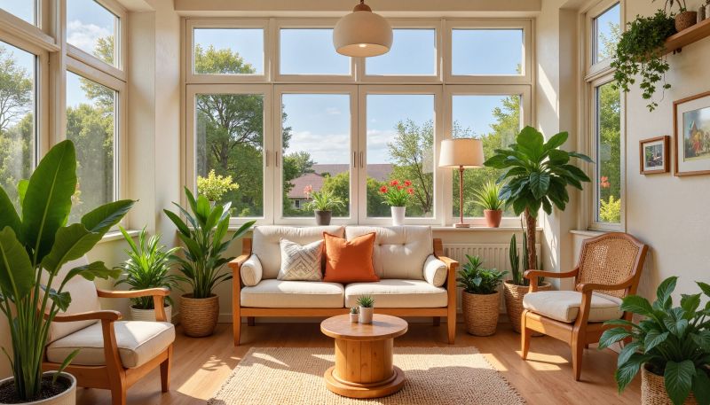 Sunroom Design in Spring
